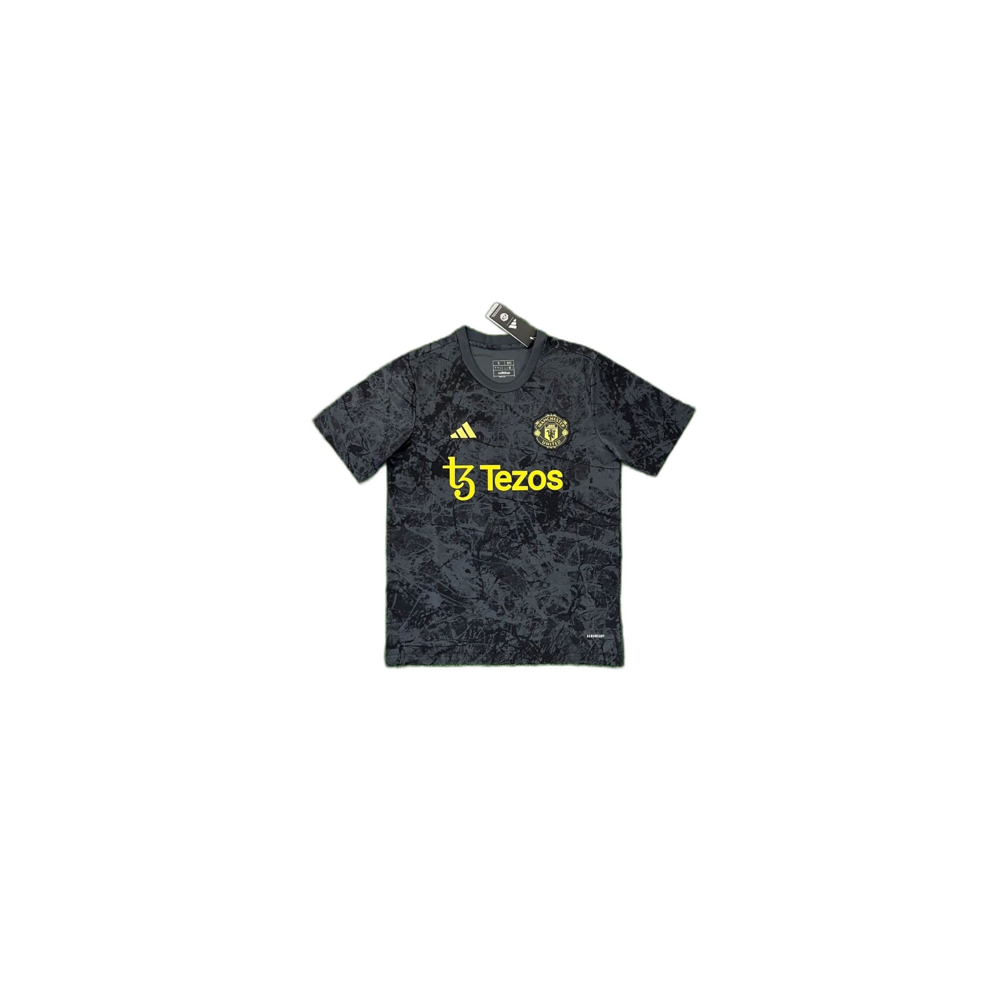 Manchester United Black Pattern Shirt (Training/Concept Style)