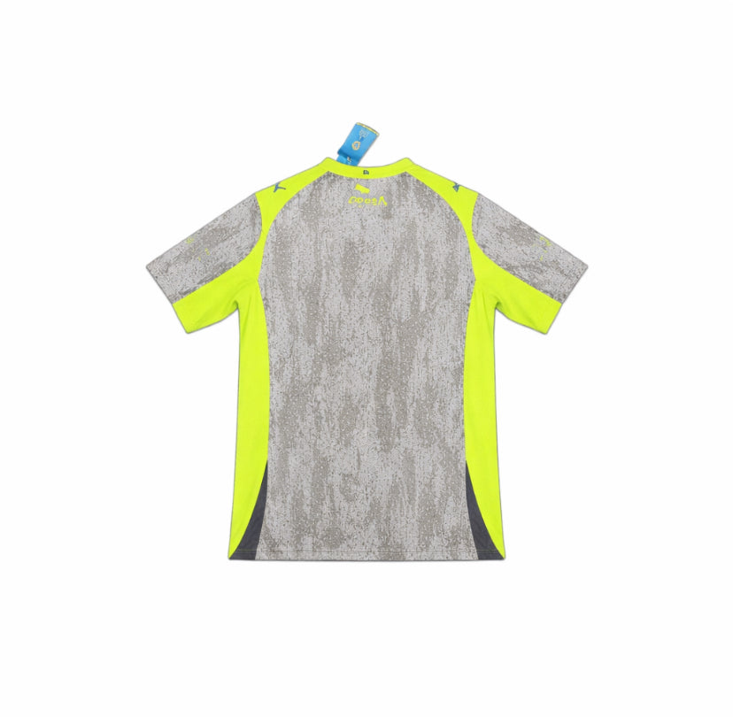Manchester City 2025/26 Third Shirt (Grey/Volt)