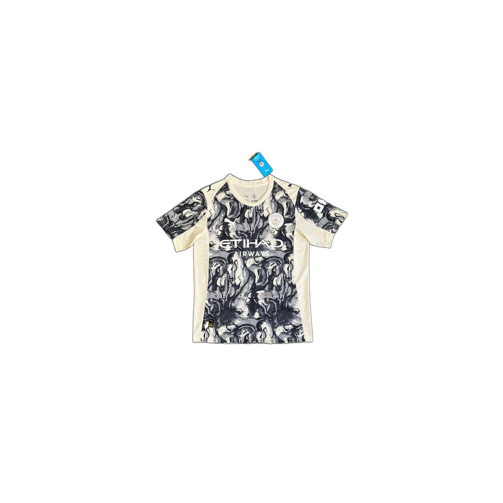 Manchester City Cream Marble Shirt Concept kit