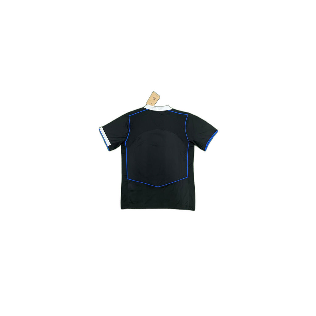 Chelsea Black Concept Shirt (Blue Piping)
