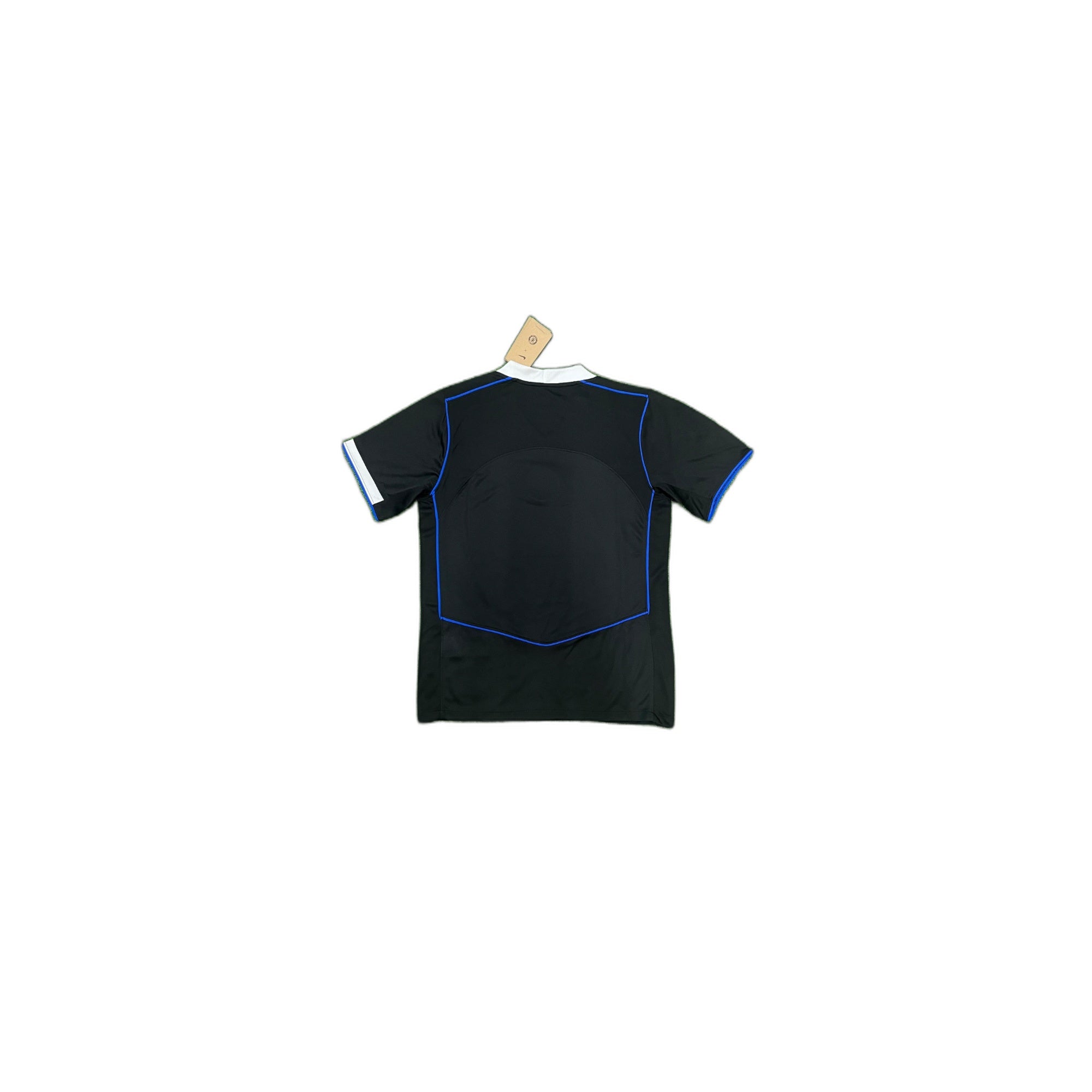 Chelsea Black Concept Shirt (Blue Piping)