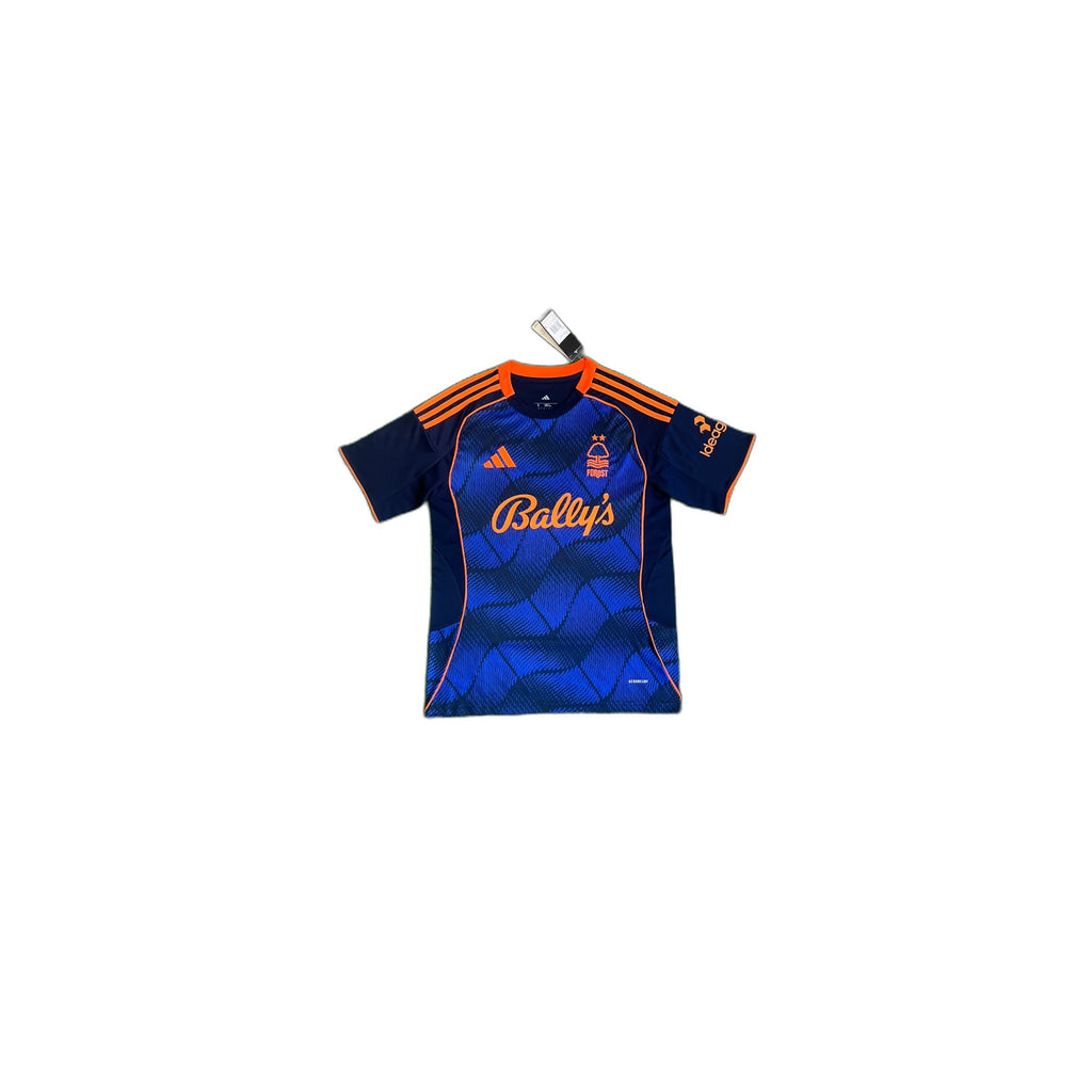 Nottingham Forest 2025/26 Away Shirt (Blue/Orange)