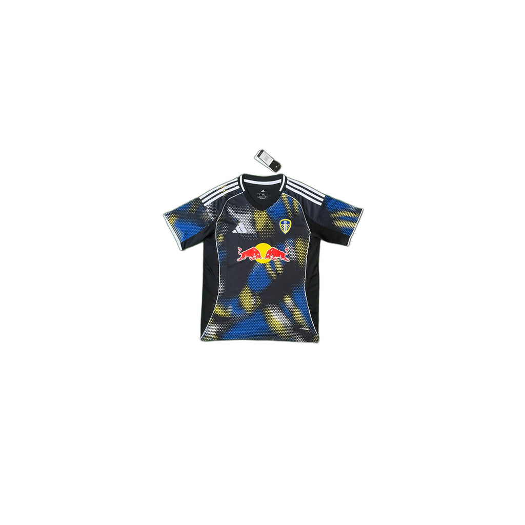 Leeds United — 2025/26 Third Shirt (Black/Blue/Yellow)