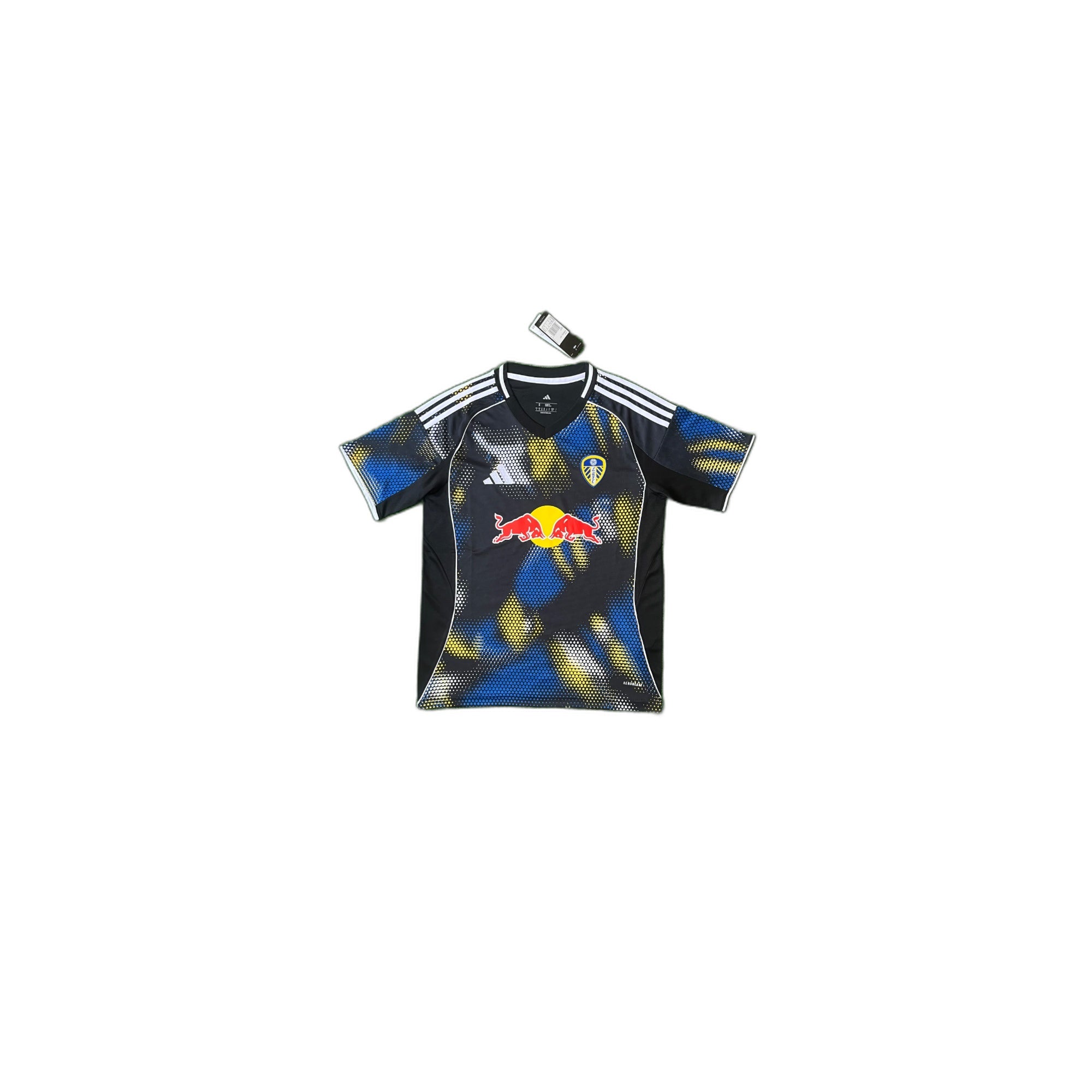 Leeds United — 2025/26 Third Shirt (Black/Blue/Yellow)