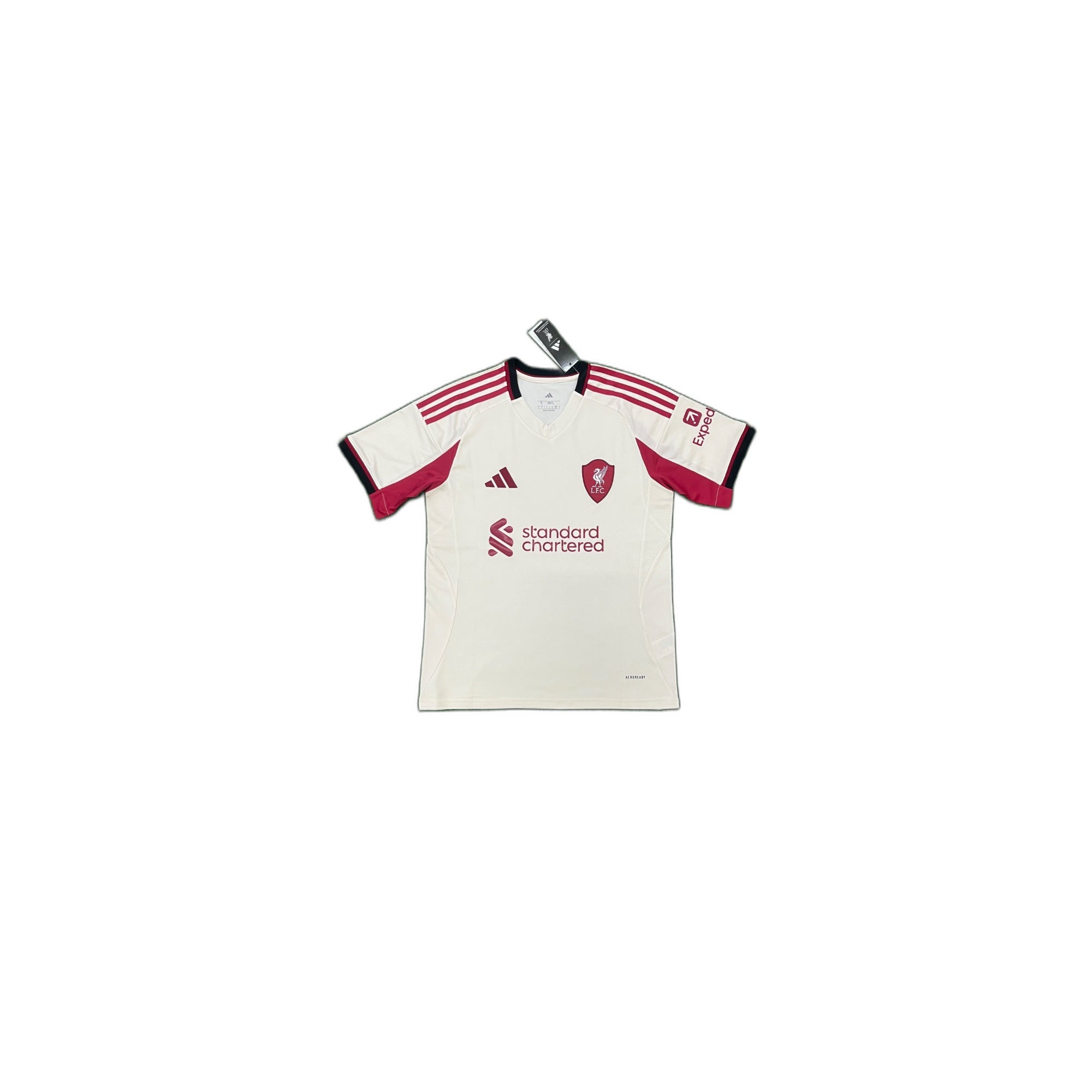 Liverpool White & Burgundy Third Shirt 2025/26