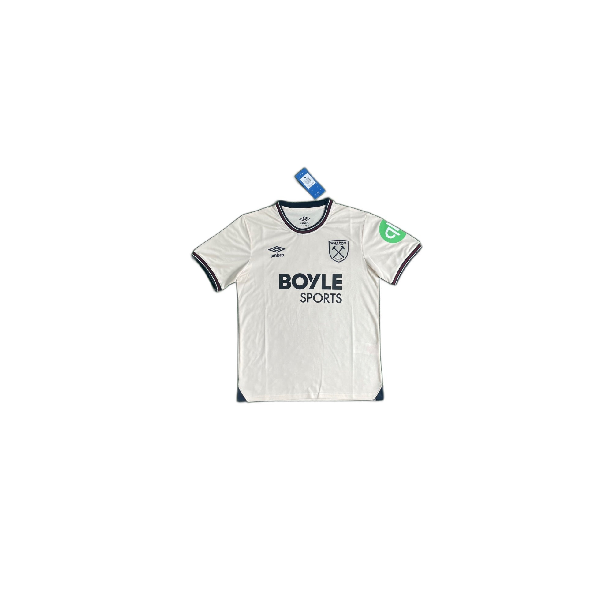 West Ham 2025/26 White Away Shirt