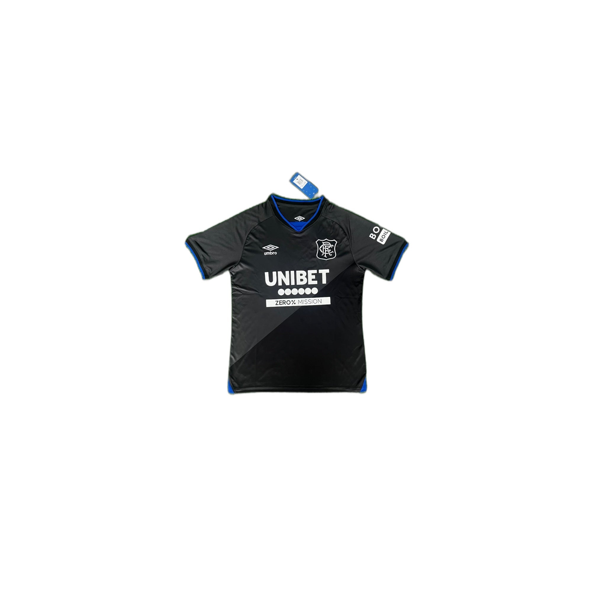 Rangers – 2025/26 Third Shirt (Black/Blue Trim)