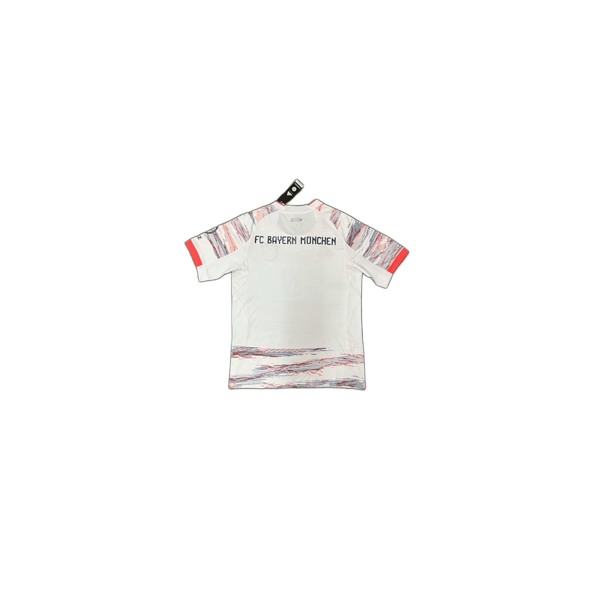 FC Bayern München – White/Coral Pattern away Shirt 2025/26