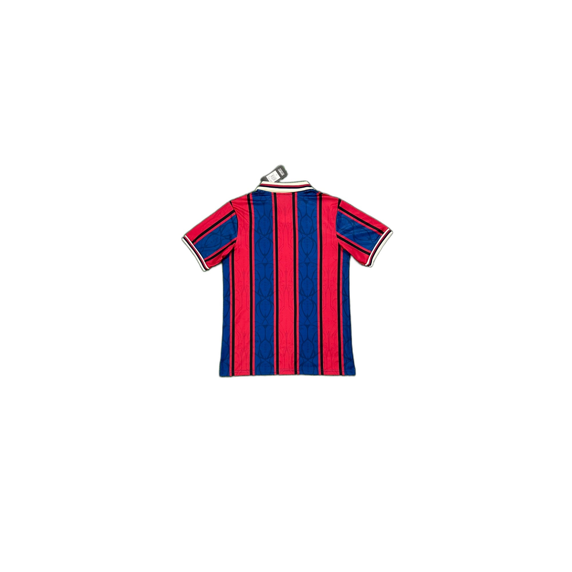 FC Barcelona – Retro Red/Blue Striped Shirt (concept)