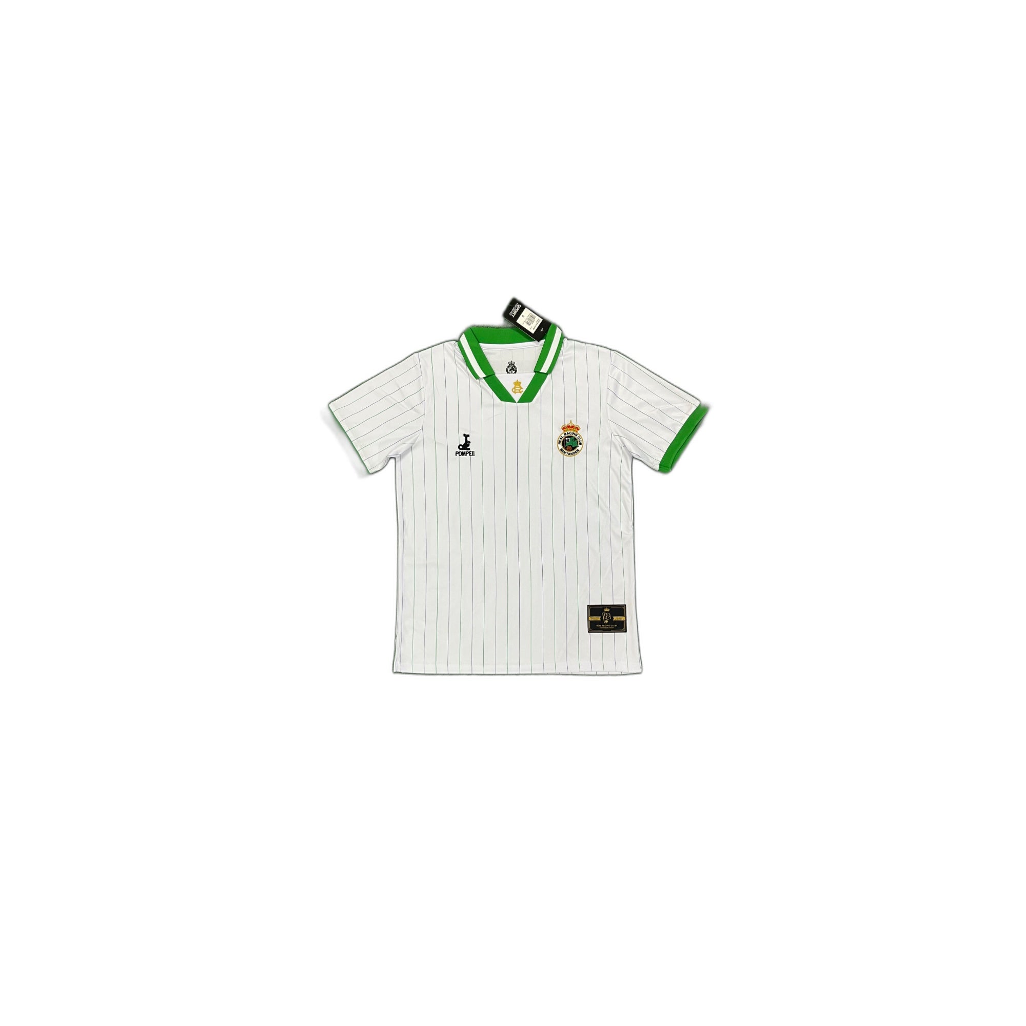 Real Racing Club – White Pinstripe Shirt 2025/26