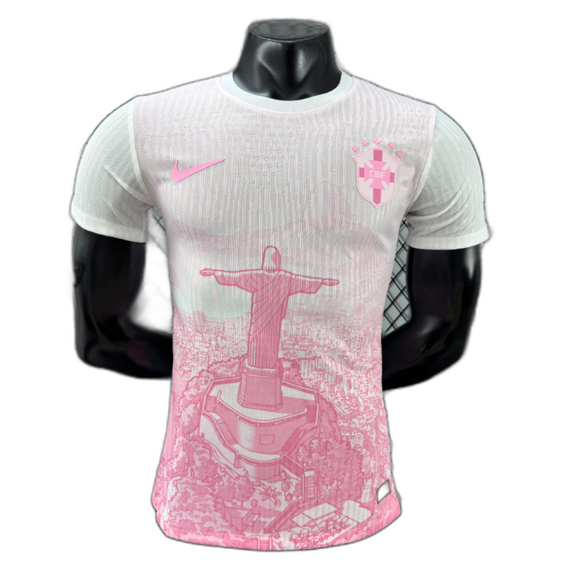 pink and white rio di Janeiro Brazil shirt concept