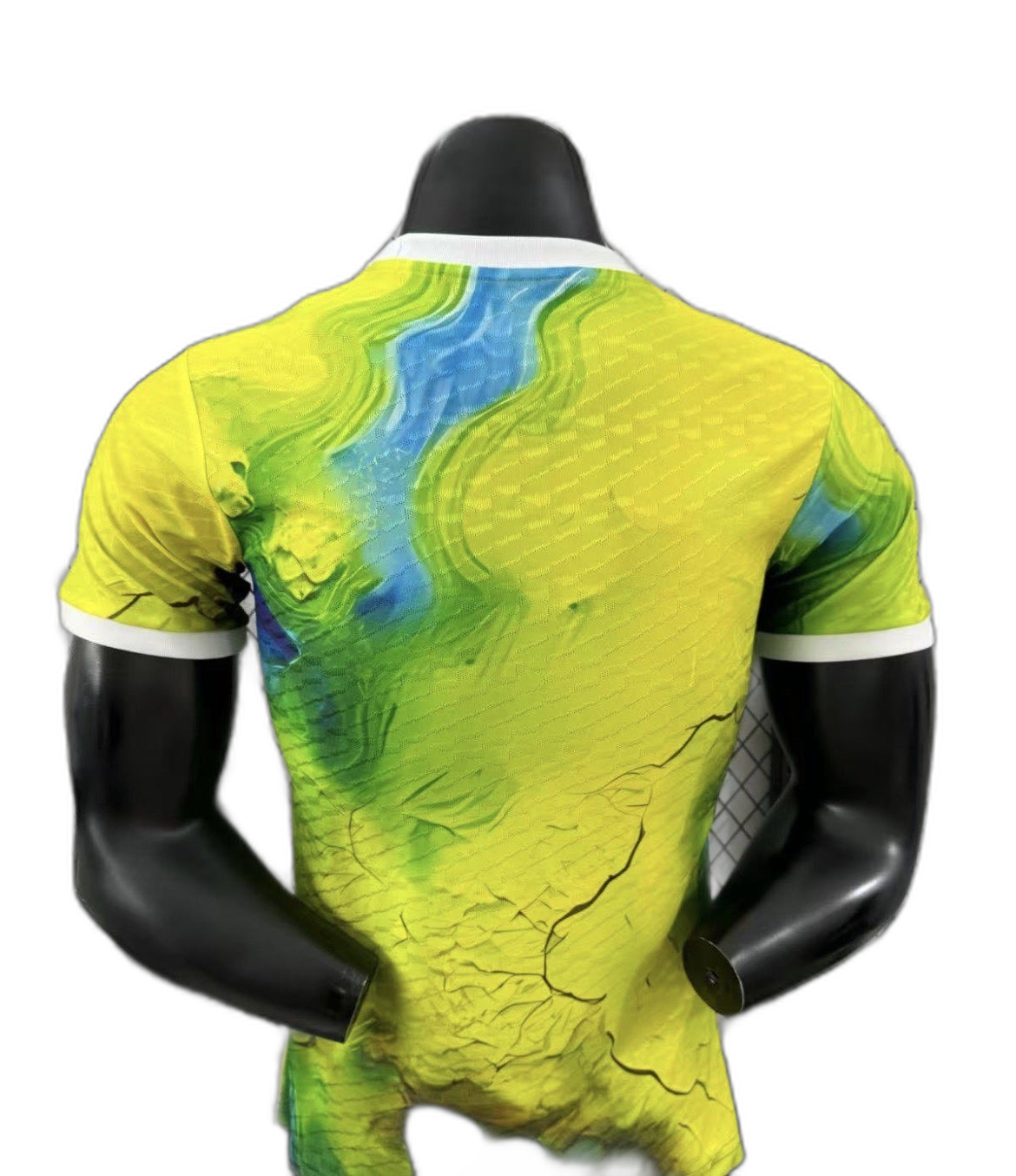 Real Madrid yellow and green special shirt