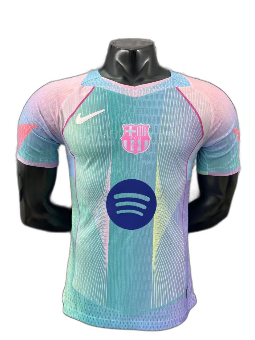 Barcelona special blue and pink shirt