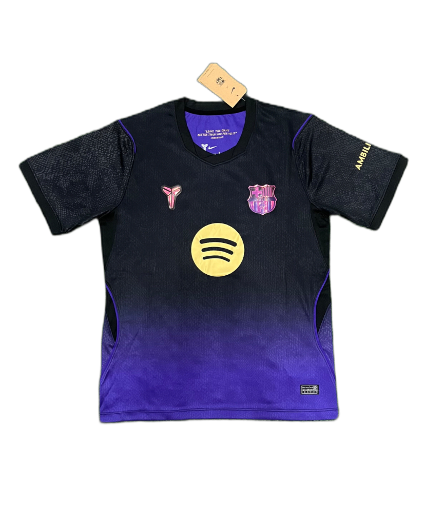 Barcelona black and purple x Kobe concept shirt