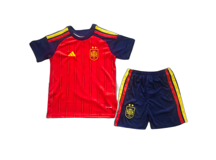 Spain Home Kids Shirt + Shorts 2026/2027
