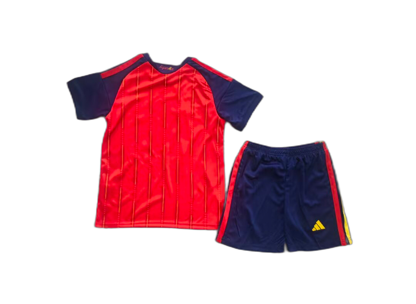 Spain Home Kids Shirt + Shorts 2026/2027