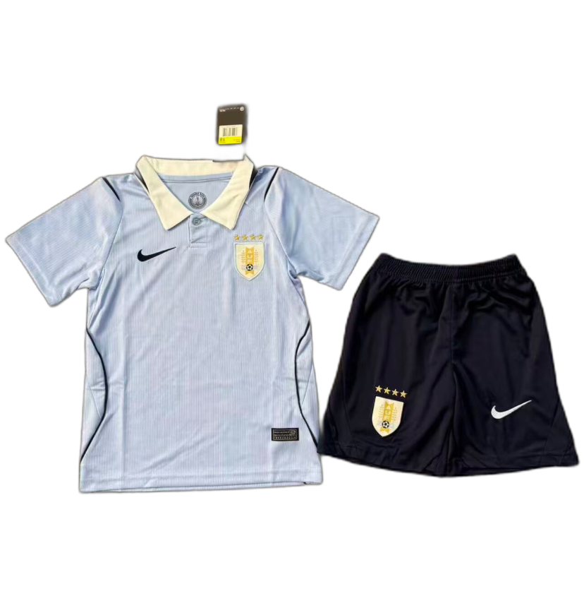Uruguay Home Kids Shirt + Shorts 2026/2027