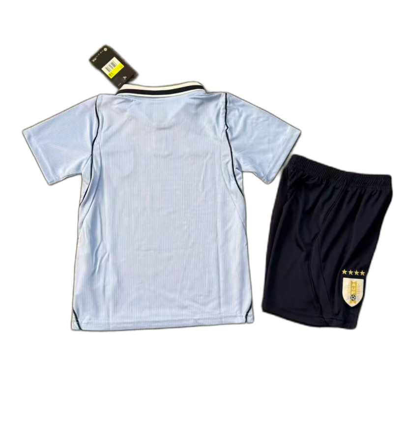 Uruguay Home Kids Shirt + Shorts 2026/2027