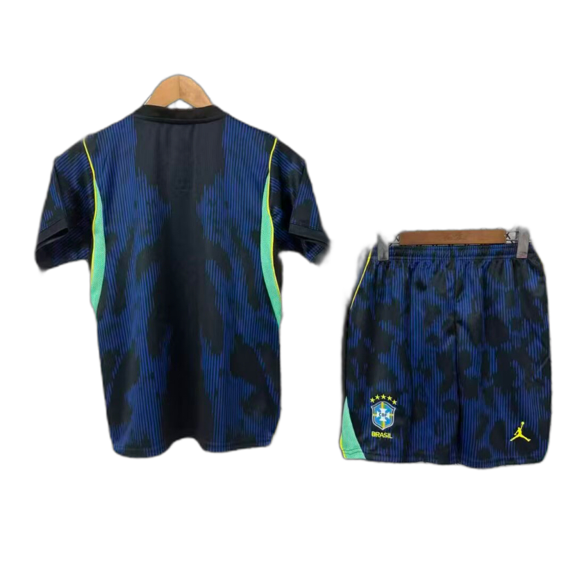 Brazil Away Kids Shirt + Shorts 2026/2027