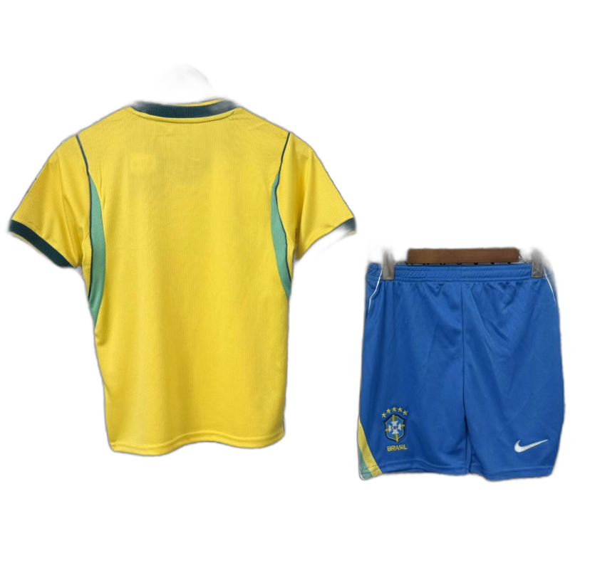 Brazil Home Kids Shirt + Shorts 2026/2027