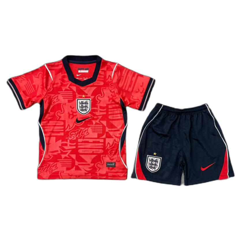England Away Kids Shirt + Shorts 2026/2027