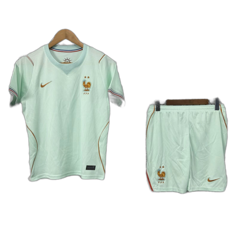 France Away Kids Shirt + Shorts 2026/2027